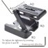 Portable Foldable Z Flex Tilt Camera Tripod Bracket Head for Photography Studio Stand Mount Holder black