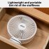 Portable Folding Mini  Fan Usb Rechargeable 3 Speeds 60 degree Wide angle Clip Stand Fan Cooling Fan F8  6 inch 1800mAh 