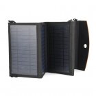 Portable Folding Solar Panel for Camping is 14W  5 5V and Weatherproof is ideal for charging phones and other devices