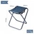 Portable Folding Stool Aluminum Alloy Fishing Chair Maza for Outdoor Camping Hiking Backpacking Blue