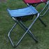 Portable Folding Stool Aluminum Alloy Fishing Chair Maza for Outdoor Camping Hiking Backpacking Blue