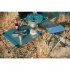Portable Folding Stool Aluminum Alloy Fishing Chair Maza for Outdoor Camping Hiking Backpacking Blue