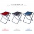 Portable Folding Stool Aluminum Alloy Fishing Chair Maza for Outdoor Camping Hiking Backpacking Blue