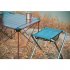 Portable Folding Stool Aluminum Alloy Fishing Chair Maza for Outdoor Camping Hiking Backpacking Blue