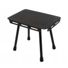Portable Folding Table Set Height Adjustable Aluminum Alloy Camping Outdoor Lightweight Table For Outdoor Camping Beach Backyards BBQ Parties A  Stool