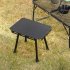 Portable Folding Table Set Height Adjustable Aluminum Alloy Camping Outdoor Lightweight Table For Outdoor Camping Beach Backyards BBQ Parties A  Stool
