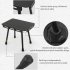 Portable Folding Table Set Height Adjustable Aluminum Alloy Camping Outdoor Lightweight Table For Outdoor Camping Beach Backyards BBQ Parties A  Stool