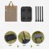 Portable Folding Table Set Height Adjustable Aluminum Alloy Camping Outdoor Lightweight Table For Outdoor Camping Beach Backyards BBQ Parties A  Stool