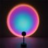 Portable Folding Usb Colorful Sunset  Lights Led Night Light Angle Adjustable Projector Bedroom Bar Cafe Wall Decorative Lighting Lamp sun lamp