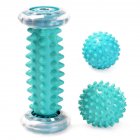 Portable Foot Massage Roller Yoga Sport Fitness Ball Muscle Relaxation For Hand Leg Back Pain Therapy 3pcs/set Spikes Ball