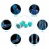 Portable Foot Massage Roller Yoga Sport Fitness Ball Muscle Relaxation For Hand Leg Back Pain Therapy 3pcs set x smooth ball