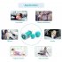 Portable Foot Massage Roller Yoga Sport Fitness Ball Muscle Relaxation For Hand Leg Back Pain Therapy 3pcs set x smooth ball