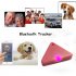 Portable GPS Mini Tag Smart Tracker Bluetooth Wallet Key Finder Locator Alarm for Pet Child red