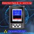 Portable Geiger Counter Nuclear Radiation Detector with Lcd Display Radiation Dosimeter White