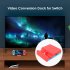 Portable HDMI to TV Video Converter Type C Fast Charging Stand Adapter for Nintendo Switch NS blue