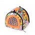 Portable Hamster Cage Pet Nest Chinchilla Cage Carrier Nest For Hedgehog Squirrel Guinea Pig Outing Backpack letter