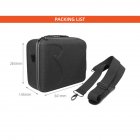 Portable Handbag <span style='color:#F7840C'>Storage</span> Carrying Case Shoulder Bag for Autel EVO II/ EVO II Pro/ EVO II <span style='color:#F7840C'>Dual</span> Drone black