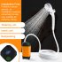Portable Handheld Electric Shower Temperature Display Removable Design for Camping Hiking Backpacking D digital display