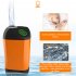 Portable Handheld Electric Shower Temperature Display Removable Design for Camping Hiking Backpacking D digital display