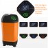Portable Handheld Electric Shower Temperature Display Removable Design for Camping Hiking Backpacking A basic model