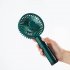 Portable Handheld Fan 3 Modes Adjustable Rechargeable Fan for Outdoor Home green 106x228x40mm