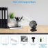 Portable Handheld Mini  Fan 3 Speeds Usb Rechargeable Silent Clip on Desk Baby Stroller Cooling Fan black