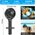 Portable Handheld Mini Fan 360 Degree Rotatable 5200mah Battery Powered Clip On Baby Stroller Fan With Flexible Tripod black