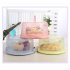 Portable Handheld PP Cake Box Durable Sealing No Deformation Cake Storage Box Pink