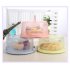 Portable Handheld PP Cake Box Durable Sealing No Deformation Cake Storage Box Pink