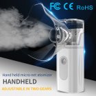 Portable Handheld Ultrasonic Nebulizer Phlegm Cough Relieving Pocket Machine for Home Travel Gray