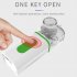 Portable Handheld Ultrasonic Nebulizer Phlegm Cough Relieving Pocket Machine for Home Travel Orange