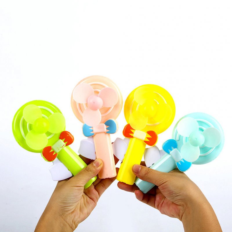 Portable Handhold Mini Fan with Cartoon Shape for Student 41A Lollipop_One size