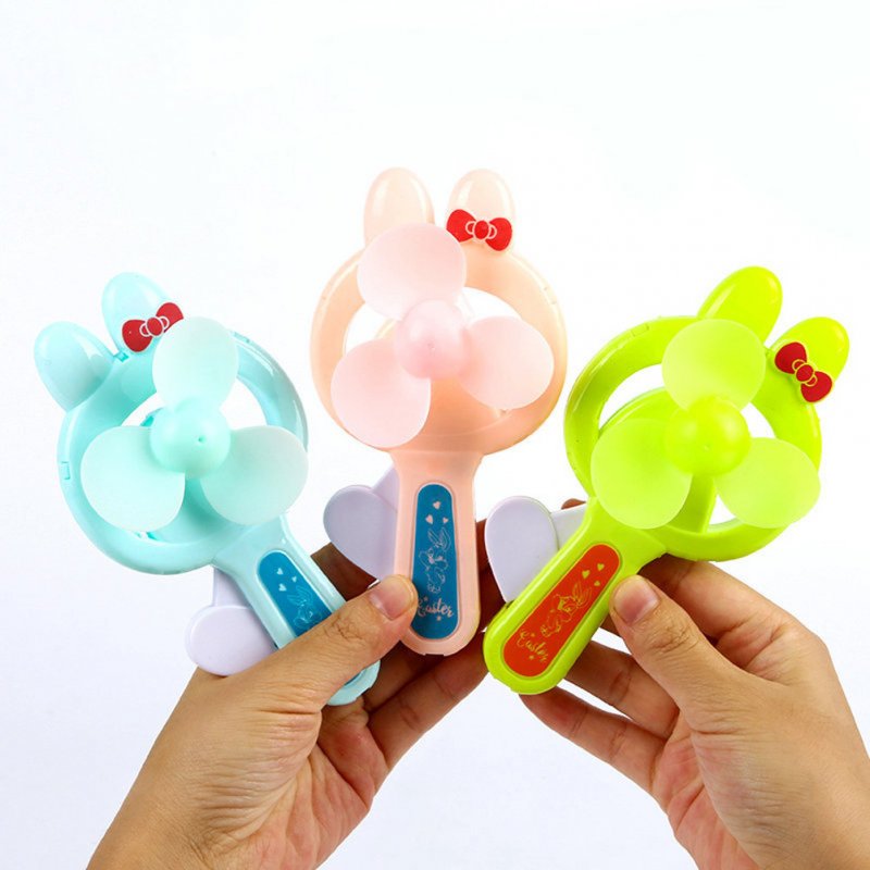 Portable Handhold Mini Fan with Cartoon Shape for Student 35A rabbit_One size