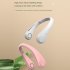 Portable Hanging Neck Fan 3 Levels Rechargeable Bladeless Noise Reduction Hands free Outdoor Sports Usb Mini Fan pink 800mAh battery