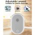 Portable Hanging Neck Fan Wearable Personal Fan Battery Powered Usb Rechargeable 3 Speed Mini Handheld Cooling Fan white gray
