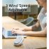 Portable Hanging Neck Fan Wearable Personal Fan Battery Powered Usb Rechargeable 3 Speed Mini Handheld Cooling Fan pink
