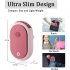 Portable Hanging Neck Fan Wearable Personal Fan Battery Powered Usb Rechargeable 3 Speed Mini Handheld Cooling Fan pink