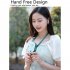 Portable Hanging Neck Fan Wearable Personal Fan Battery Powered Usb Rechargeable 3 Speed Mini Handheld Cooling Fan pink
