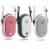 Portable Hanging Neck Fan Wearable Personal Fan Battery Powered Usb Rechargeable 3 Speed Mini Handheld Cooling Fan pink