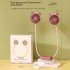 Portable Hanging Neck Sport Fan 2 speed Adjustable Usb Rechargeable Mini Fan For Outdoor Sports Camping green