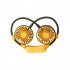 Portable Hanging Neck Sport Fan 2 speed Adjustable Usb Rechargeable Mini Fan For Outdoor Sports Camping green