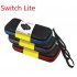 Portable Hard Shell Case for Nintend Switch Lite Water resistent Carrying Storage Bag for NS Switch Console Accessories Black red