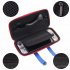 Portable Hard Shell Case for Nintend Switch Dual Zipper Magnetic Button Pouch Storage Bag NS Console Cases Protective Cover red