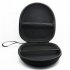Portable Hard Shell Headphone Organizer Bag Waterproof Travel Zipper Pouch Box For Earbuds Cable Charger black