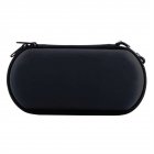 Portable Hard Zipper Storage Protective Bag With Carabiner Charger Parts Pouch Compatible For Psp1000/2000/3000 black