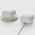 Portable Headset Case Protective Cover Wireless Bluetooth Earbuds Anti fall Shell Compatible For Beats Fit Pro 2021 White