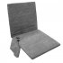Portable Heated Seat Cushion 3 Mode Adjustable Heating Cushion USB Power Foldable Back Chair Pad Grey
