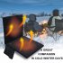 Portable Heated Seat Cushion 3 Mode Adjustable Heating Cushion USB Power Foldable Back Chair Pad Grey