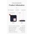 Portable Hidden Camera Detectors Infrared Scanning Light Chargeable Infrared Camera Scanner For Office Bedroom Cars Indoor black