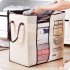 Portable High Capacity Non woven Clothes Storage Bag Folding Closet Organizer for Pillow Quilt Blanket Bedding Europe and the United States style